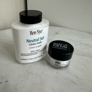 Make Up For Ever Forever HD High Definition Setting Powder Ben Nye Colorless